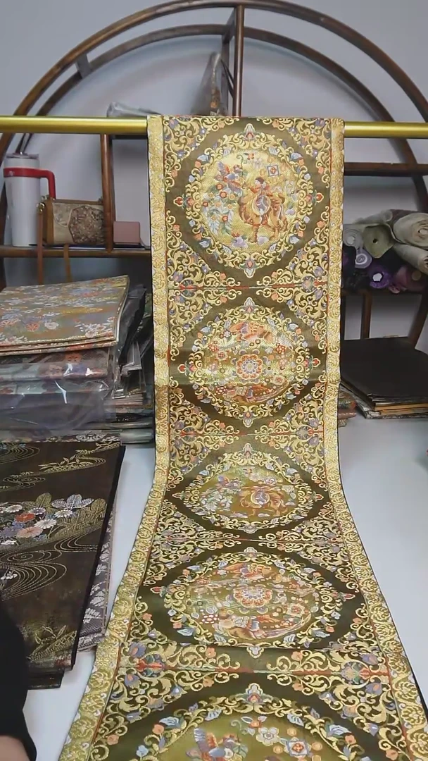 【闪购商品】织绣56西阵织六通宝相花