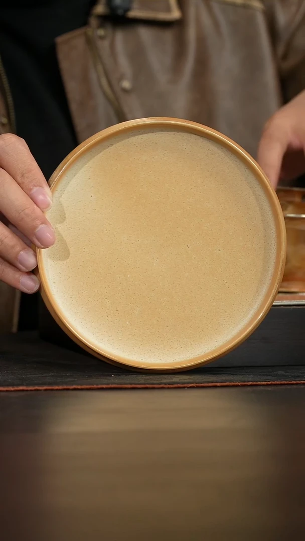 金丝楠木落灰壶承15cm