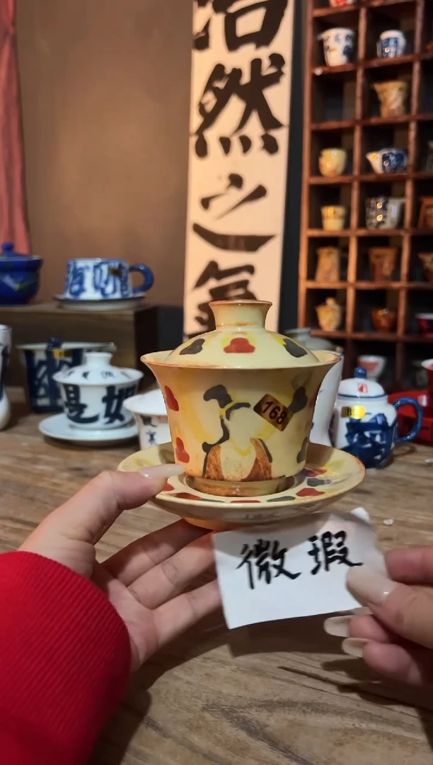 【闪购商品】观云听雨原创手绘茶具