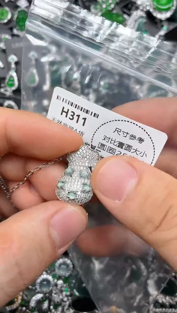 颈饰未镶嵌翡翠H311项链
