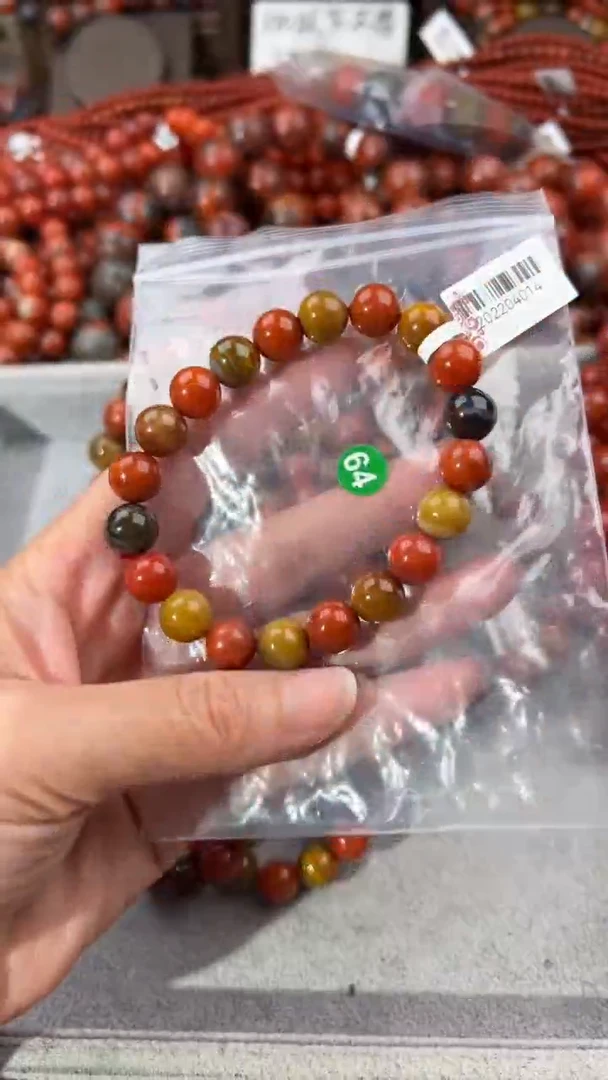 南红玛瑙手串未镶嵌10