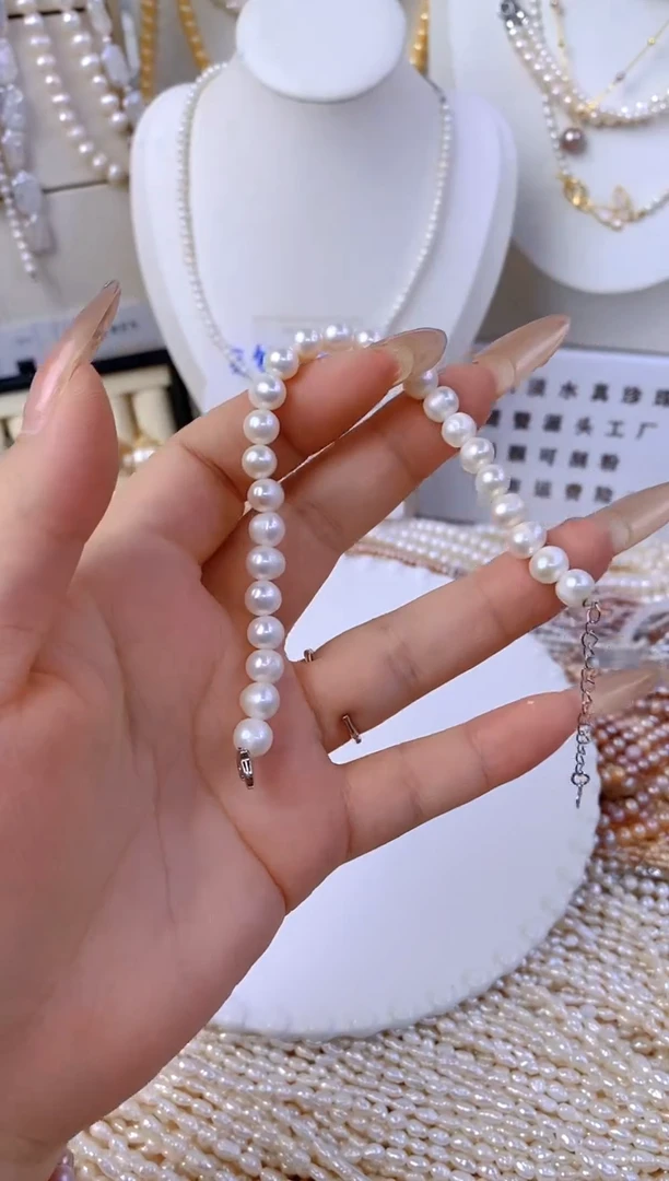 淡水珍珠未镶嵌颈饰H19