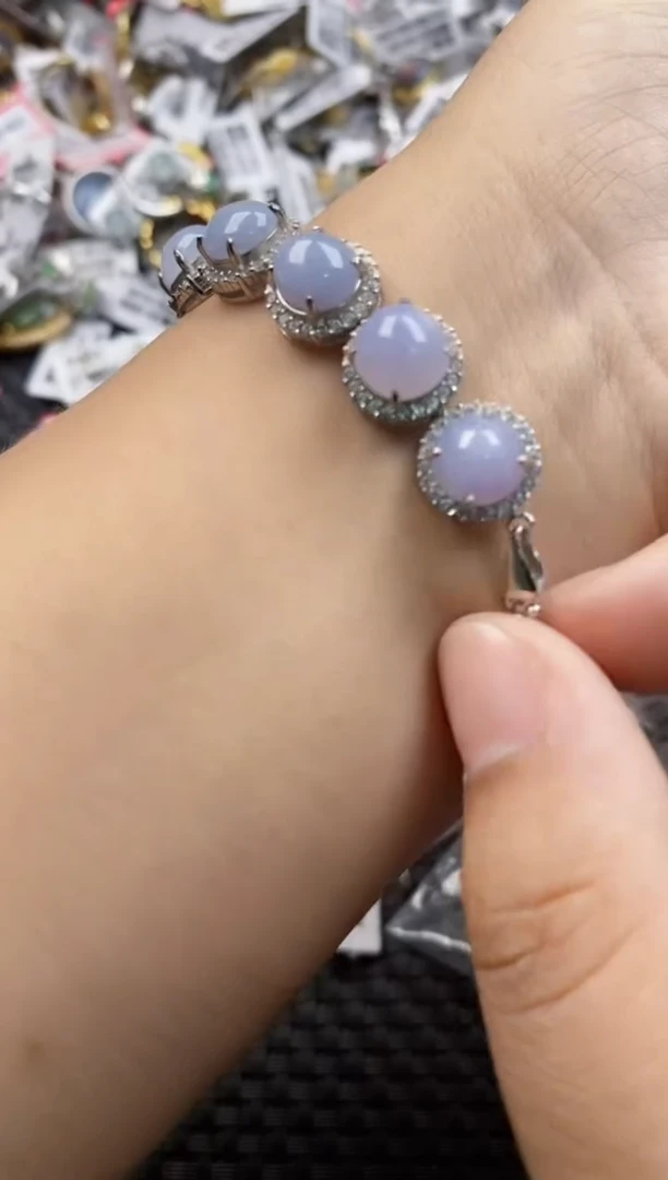 翡翠戒指银S925镶嵌777    8