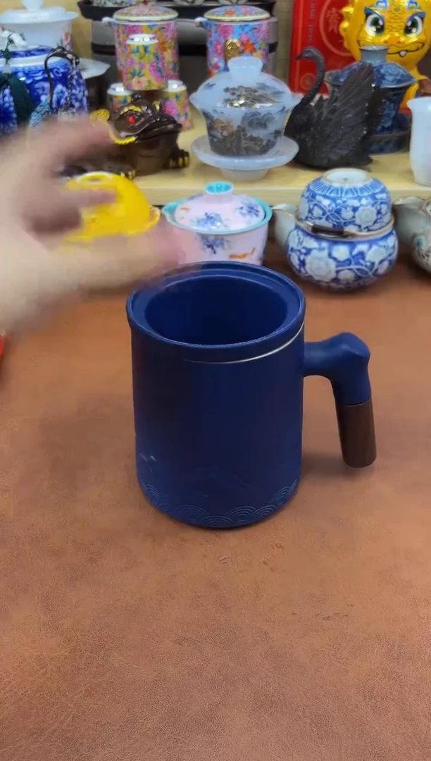 陶瓷茶具摆件旅行套组