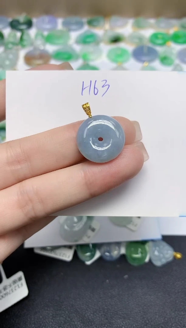 颈饰未镶嵌翡翠天然缅甸翡翠A货翡翠百元以上9元证书费自理