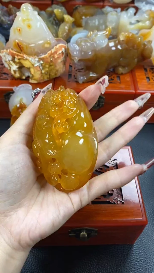 【闪购商品】玛瑙/玉髓手把未镶嵌1