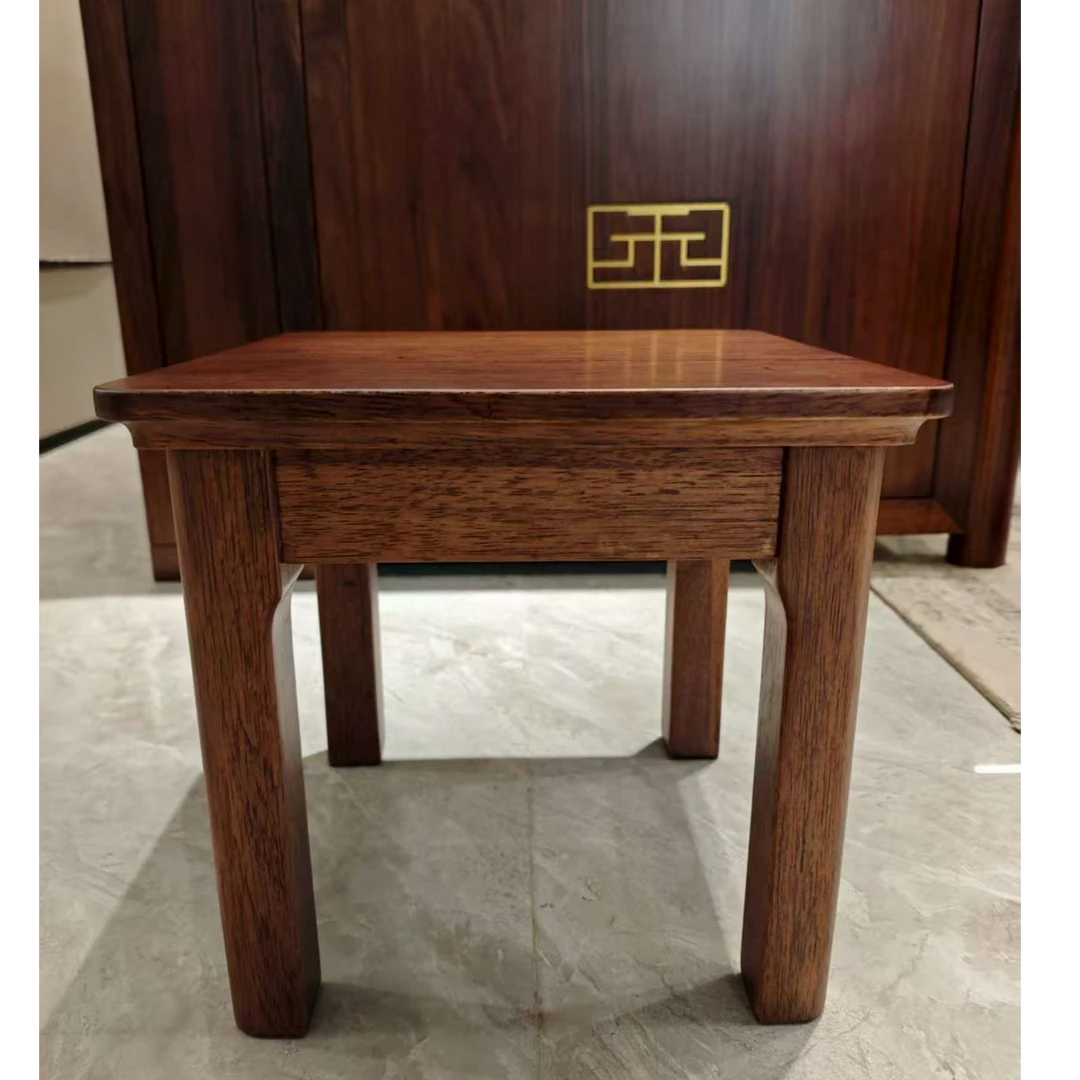 家用矮凳沙发方几棕褐色凳子阳台茶几黑色纸巾餐椅凳福利小凳子2