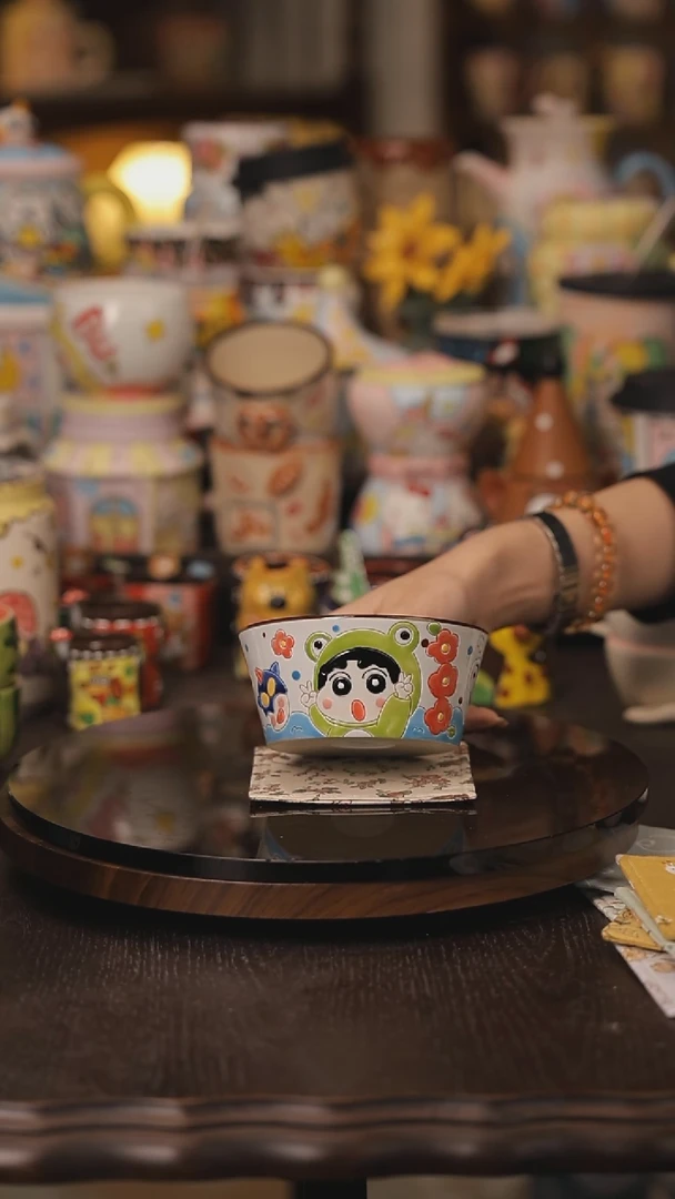 景德镇釉下彩绘设计师款式陶瓷