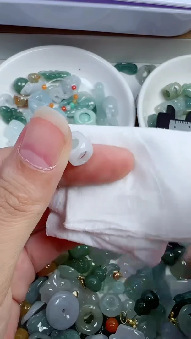散珠翡翠351号链接，A货翡翠