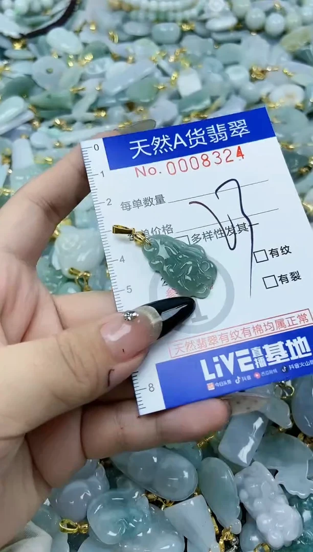 【闪购商品】翡翠颈饰未镶嵌天然A货翡翠