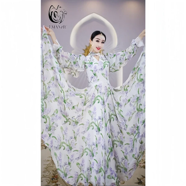 暖长裙夏季宴会树脂固色气质法式优雅长款短袖连衣裙2235