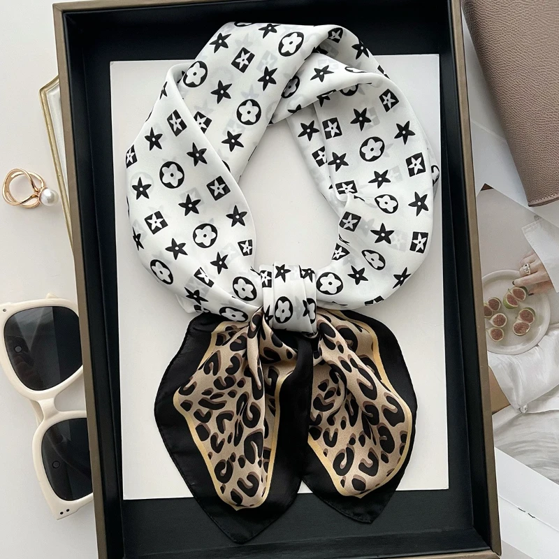 100新款夏季百搭杭州丝绸丝巾70*70#3075