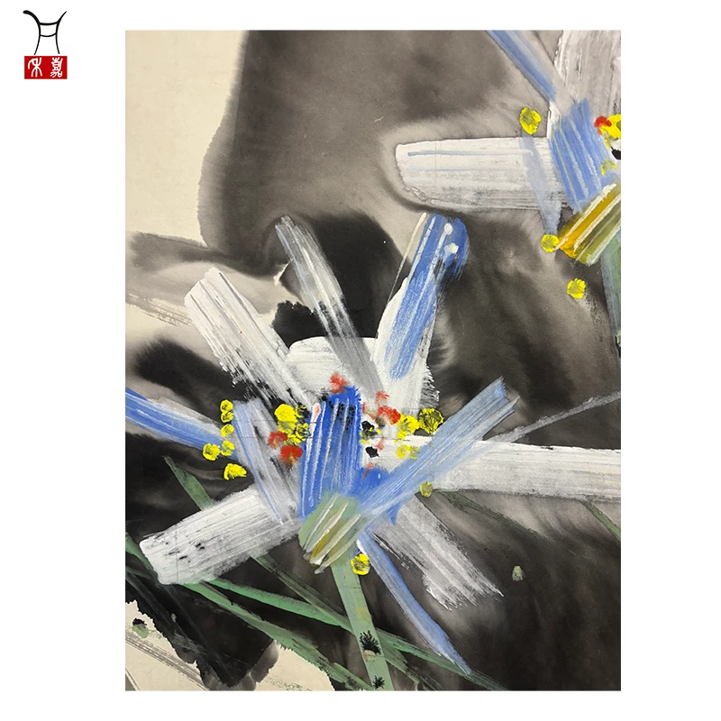 J1009荷花镜片67x68/4.1平尺