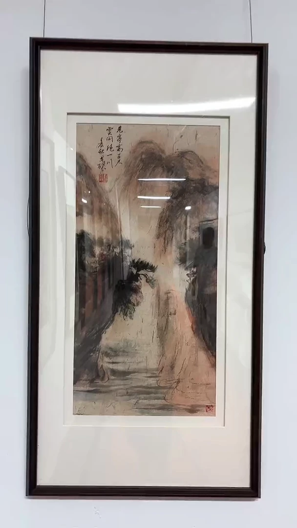 国画戈老师绘画作品 带荣宝斋宁波证书 不带框