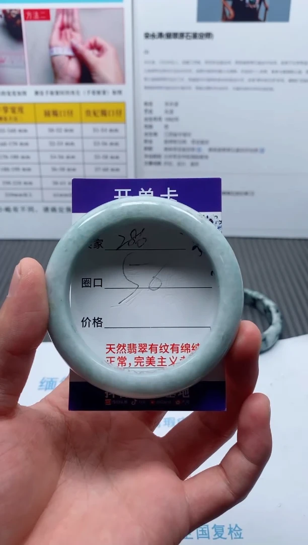 未镶嵌手镯翡翠286