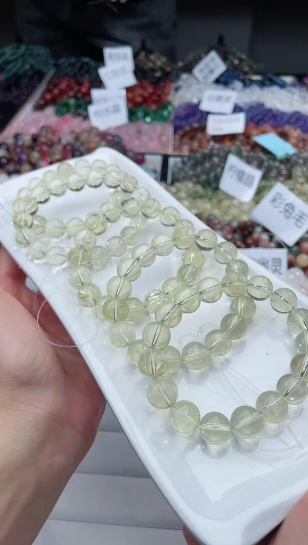 【闪购商品】水晶手链未镶嵌柠檬晶382