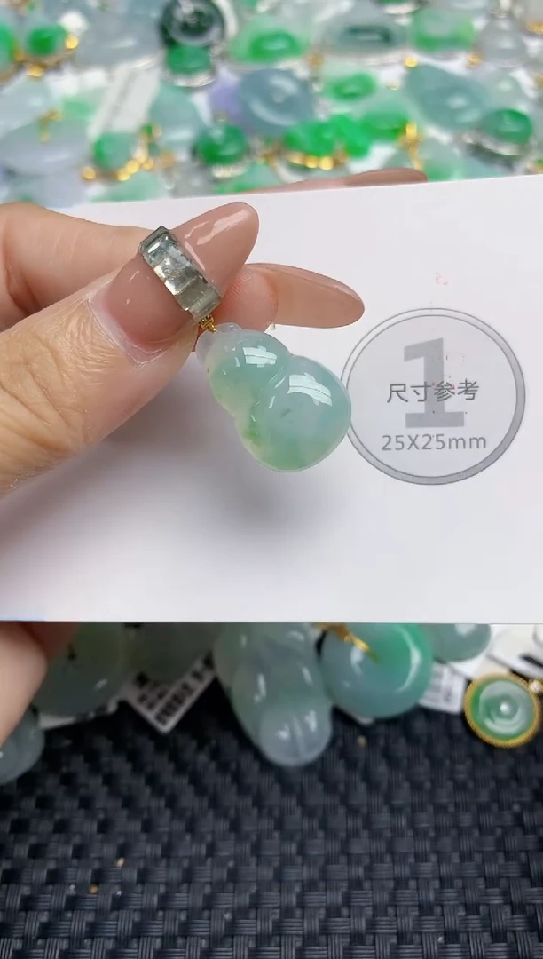 颈饰未镶嵌翡翠天然缅甸A货翡翠百元以上9元证书费自理