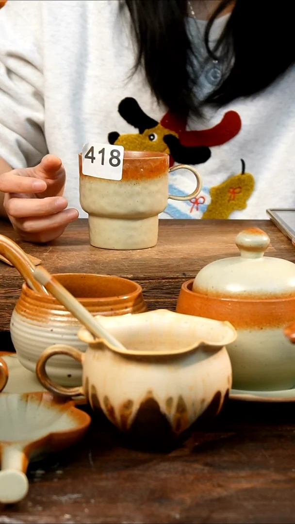 盘 高颜值粗陶餐具限时抢购