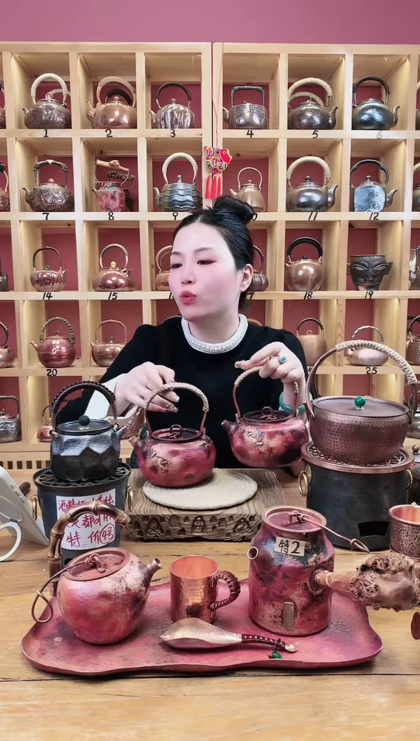 【闪购商品】提梁炮嘴提梁纯手壶