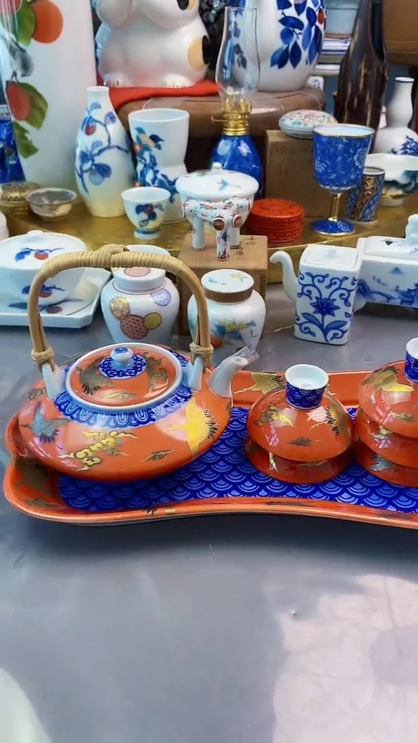 瓷片深 川制七件套