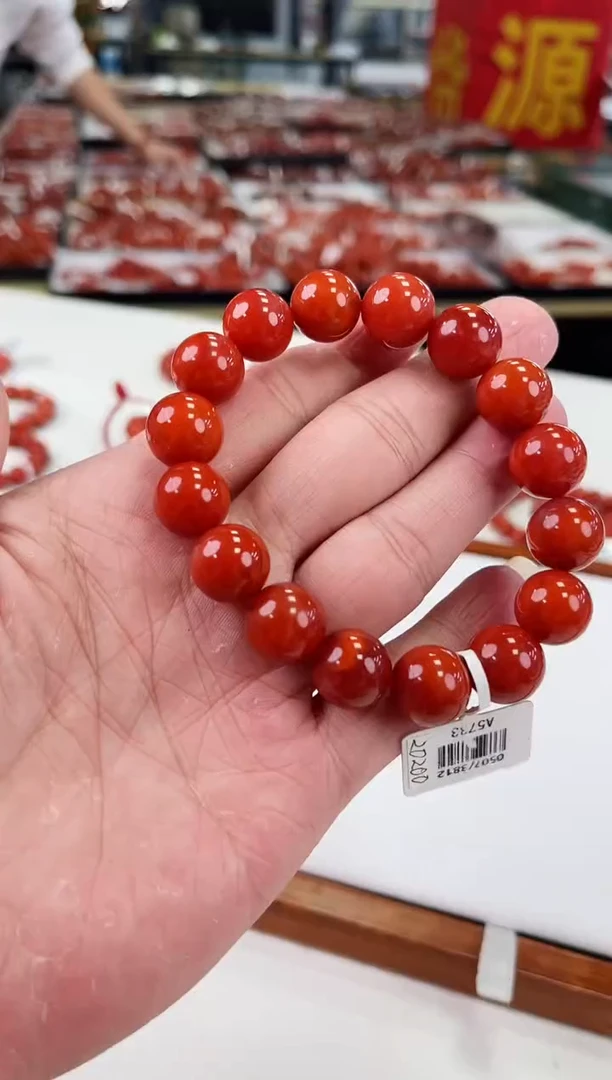 【闪购商品】南红玛瑙瓦西手串13+未镶嵌一个/条