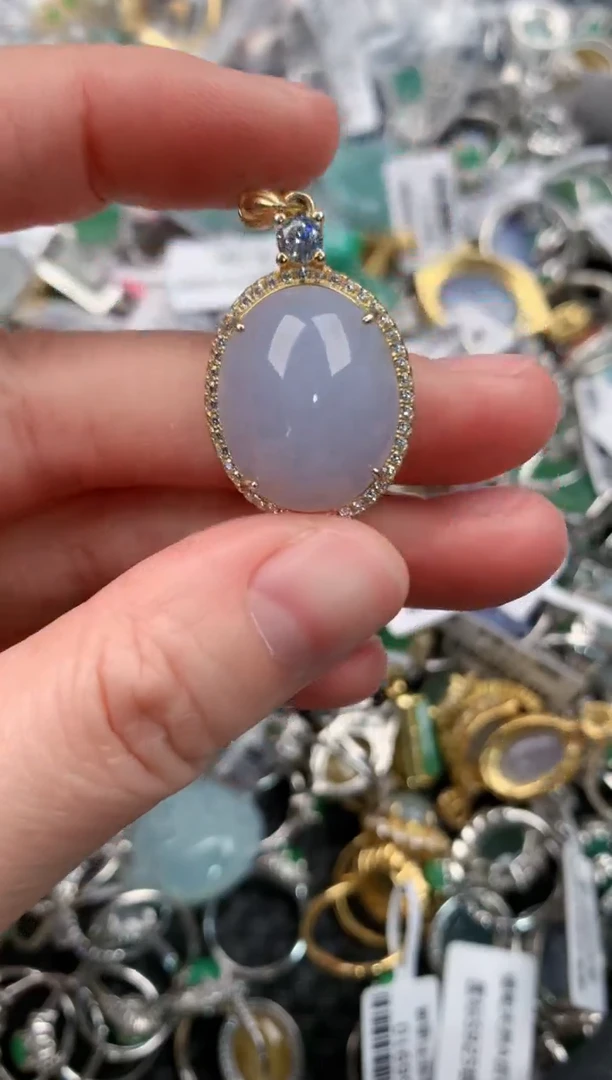 银S925镶嵌戒指翡翠111--3