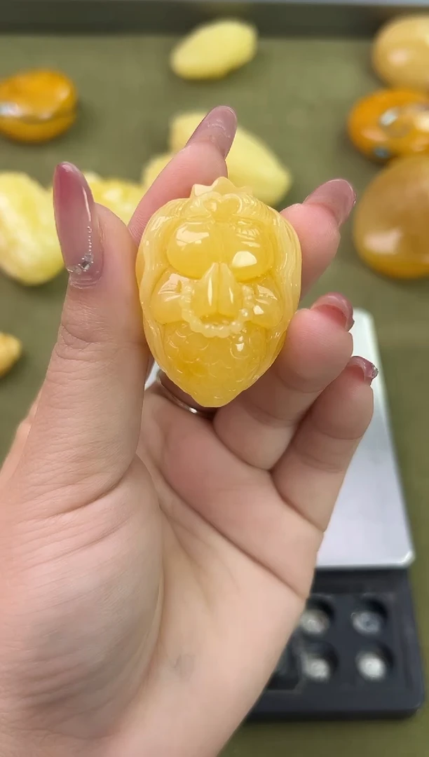 裸石琥珀未镶嵌天然琥珀蜜蜡吊坠