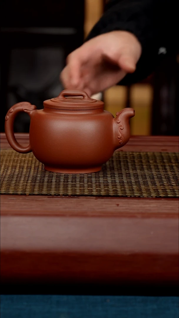 茶壶紫砂陈富才原矿紫砂壶