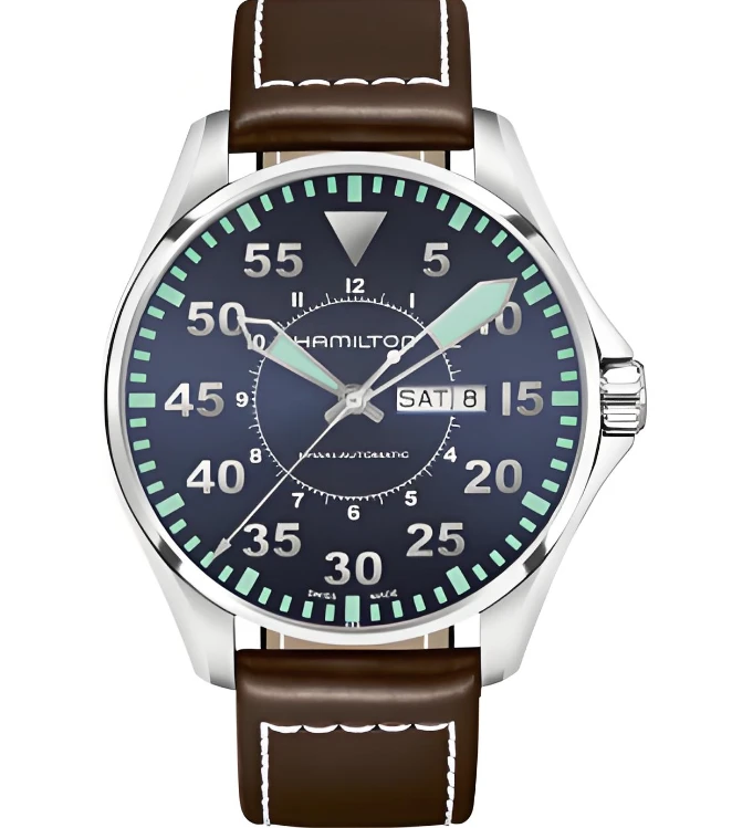 全新未使用 Hamilton/汉米尔顿 卡其航空/参考8150/表径46mm/男表