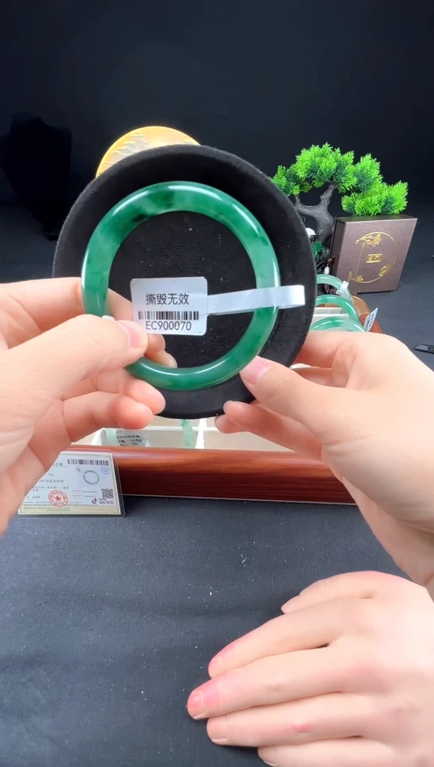 未镶嵌手镯石英质玉（非洲翠）真品上等纯天然非洲翠玉手镯石英质玉