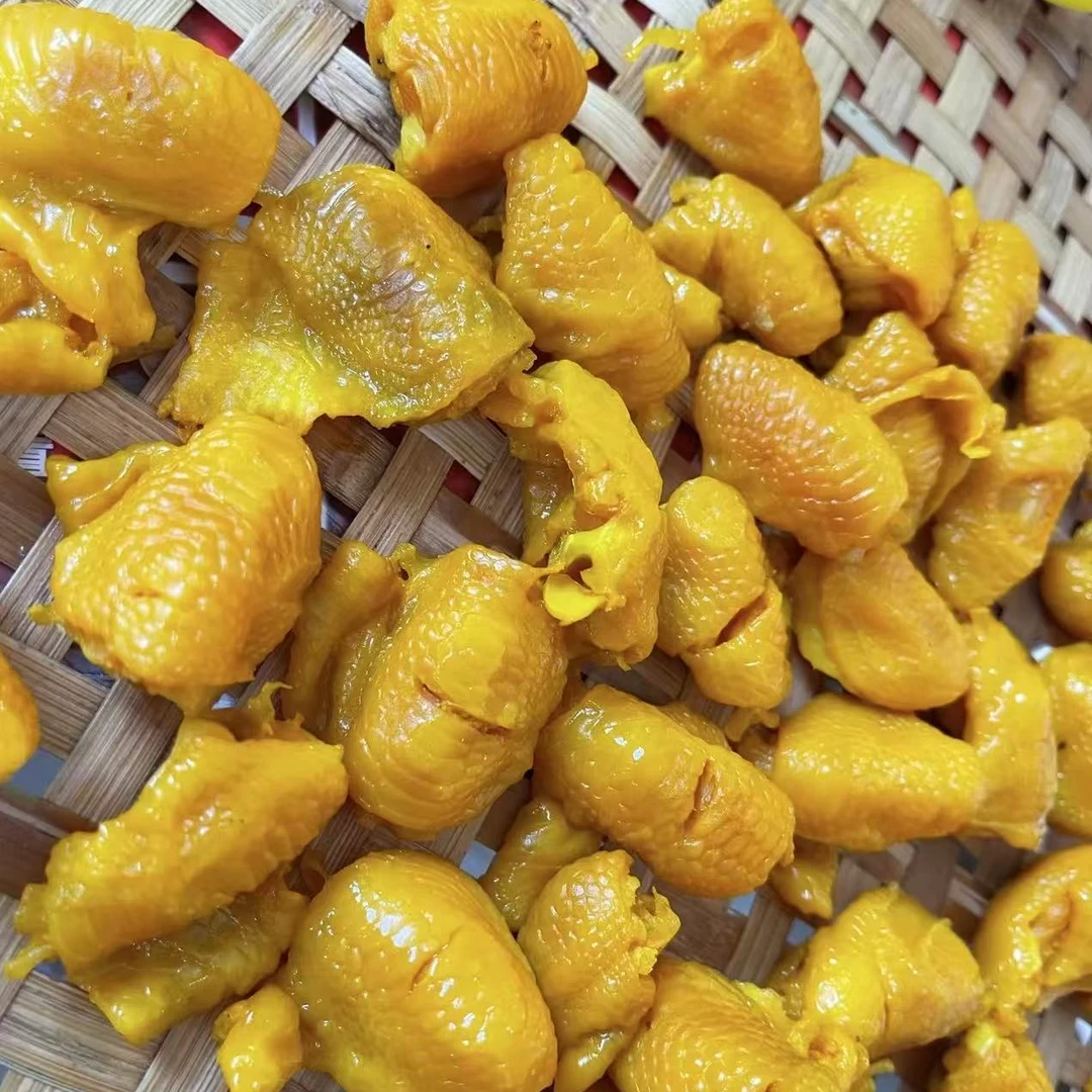 【顺丰冷链到手8包装】广东盐焗鸡脚筋特产熟食解馋100g/包有嚼劲