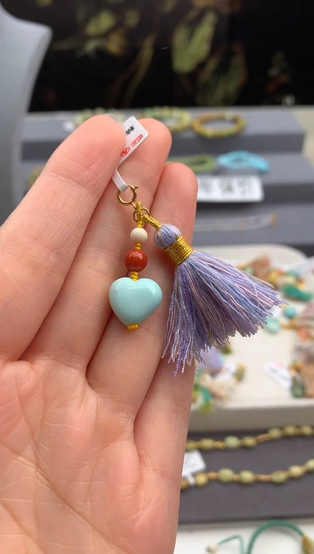 未镶嵌挂件南红玛瑙茜.S172