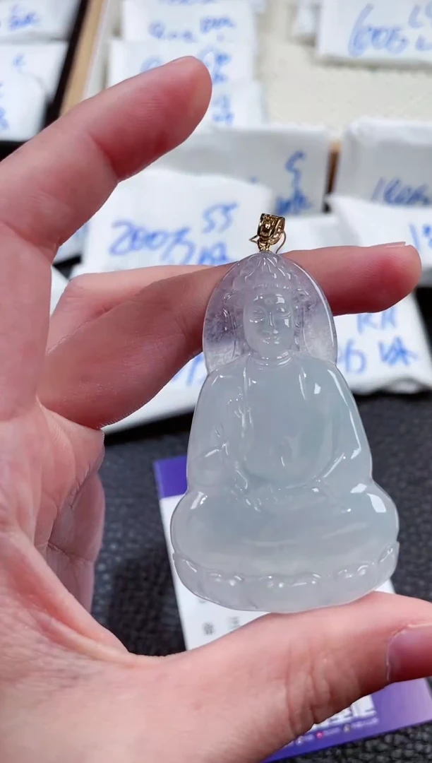 【闪购商品】翡翠颈饰18K金镶嵌00000660