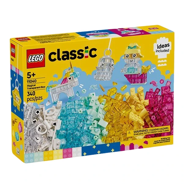 LEGO/乐高【三月新品】经典系列11040晶莹魔力积木盒益智趣味拼搭