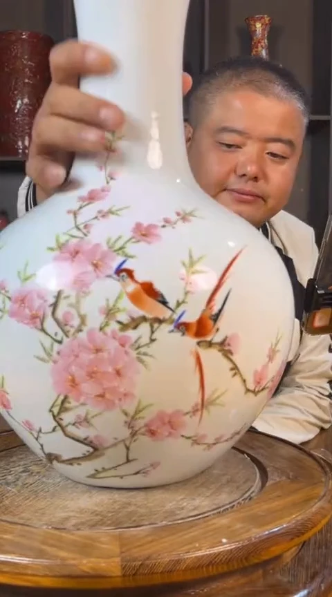 摆件景德镇陶瓷青花摆件28
