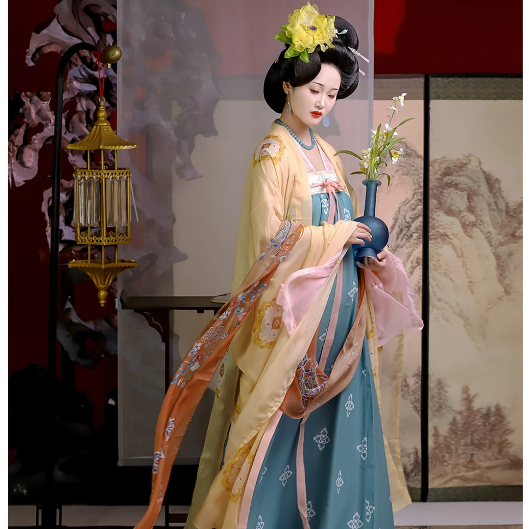 花想容华姿仪赏2025年原创明制汉服齐胸女装新品大袖衫服饰
