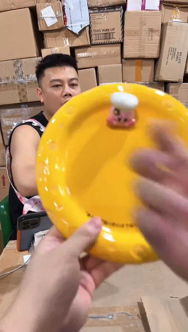 瓷片原盒星之卡比奶酪盘