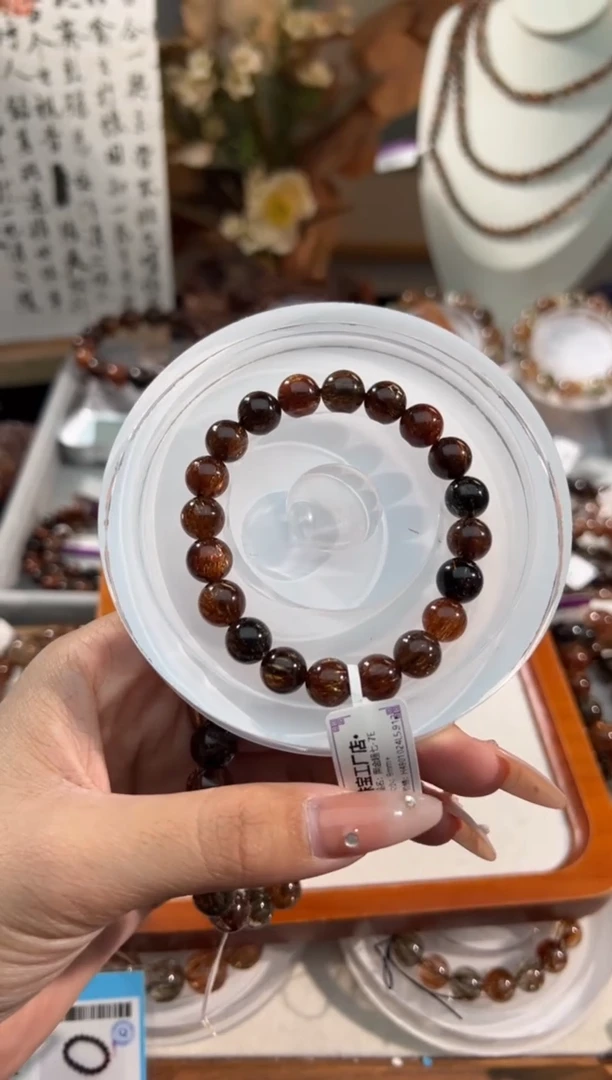 未镶嵌手链水晶k***宝黑金超七9+