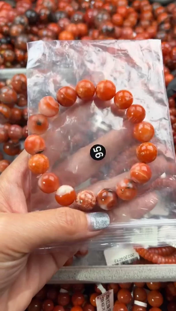 未镶嵌手串南红玛瑙12+