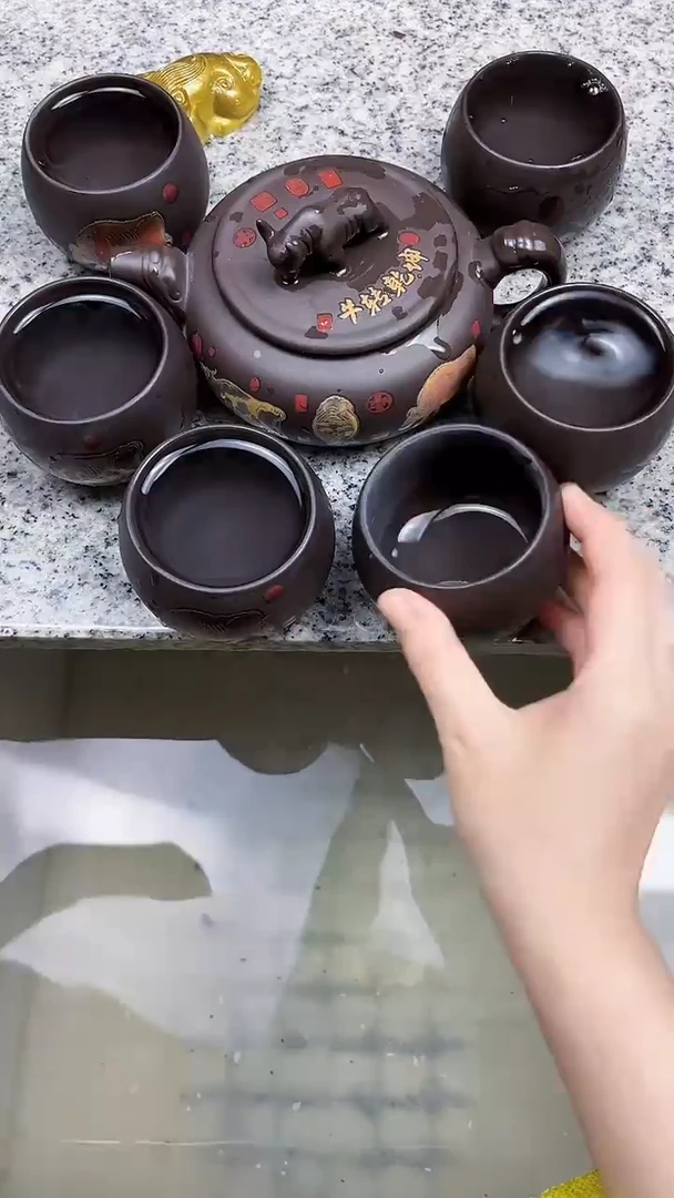 扭转乾坤一壶六龙蛋杯凤鸣套装