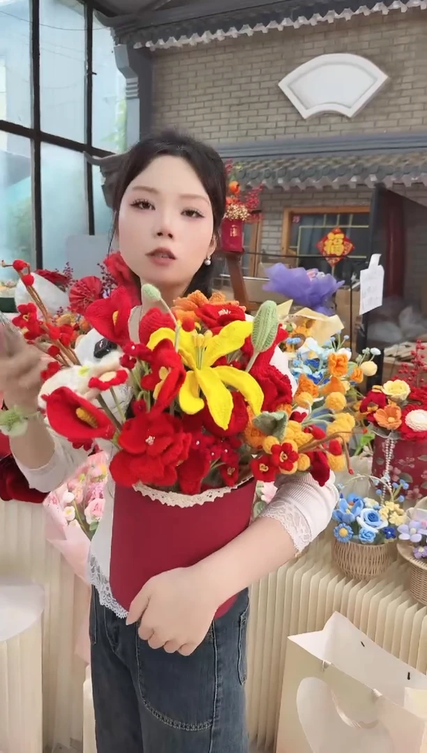 非遗手工定制花束，孤品清仓！！