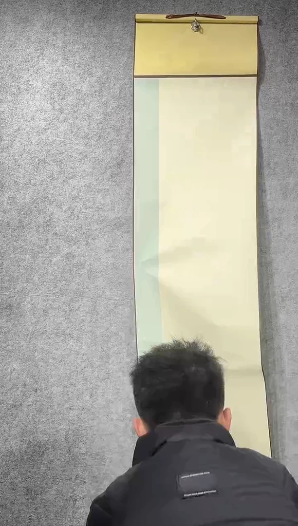 四尺对开扎花蜡染米白左花2个