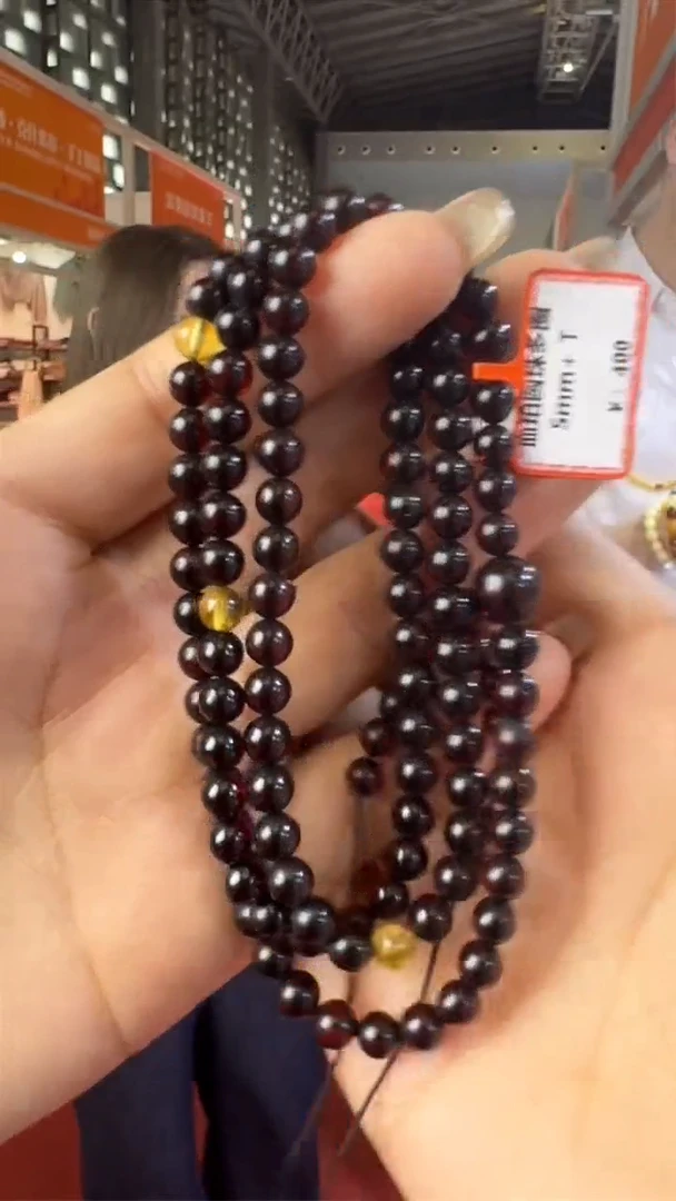 未镶嵌颈饰琥珀上海珠宝展假一罚十