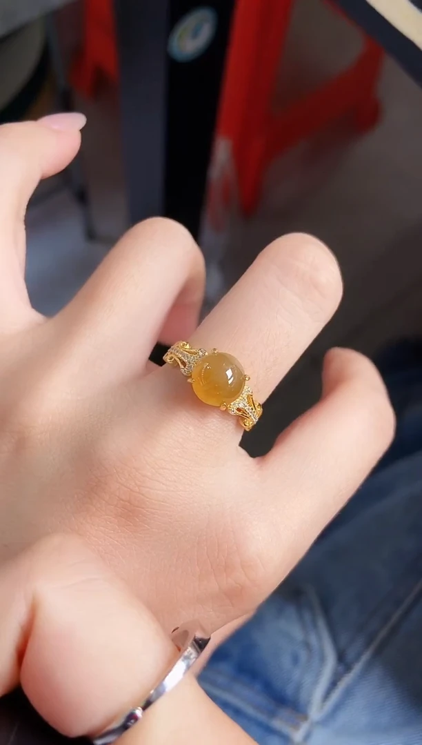 银S925镶嵌戒指翡翠21