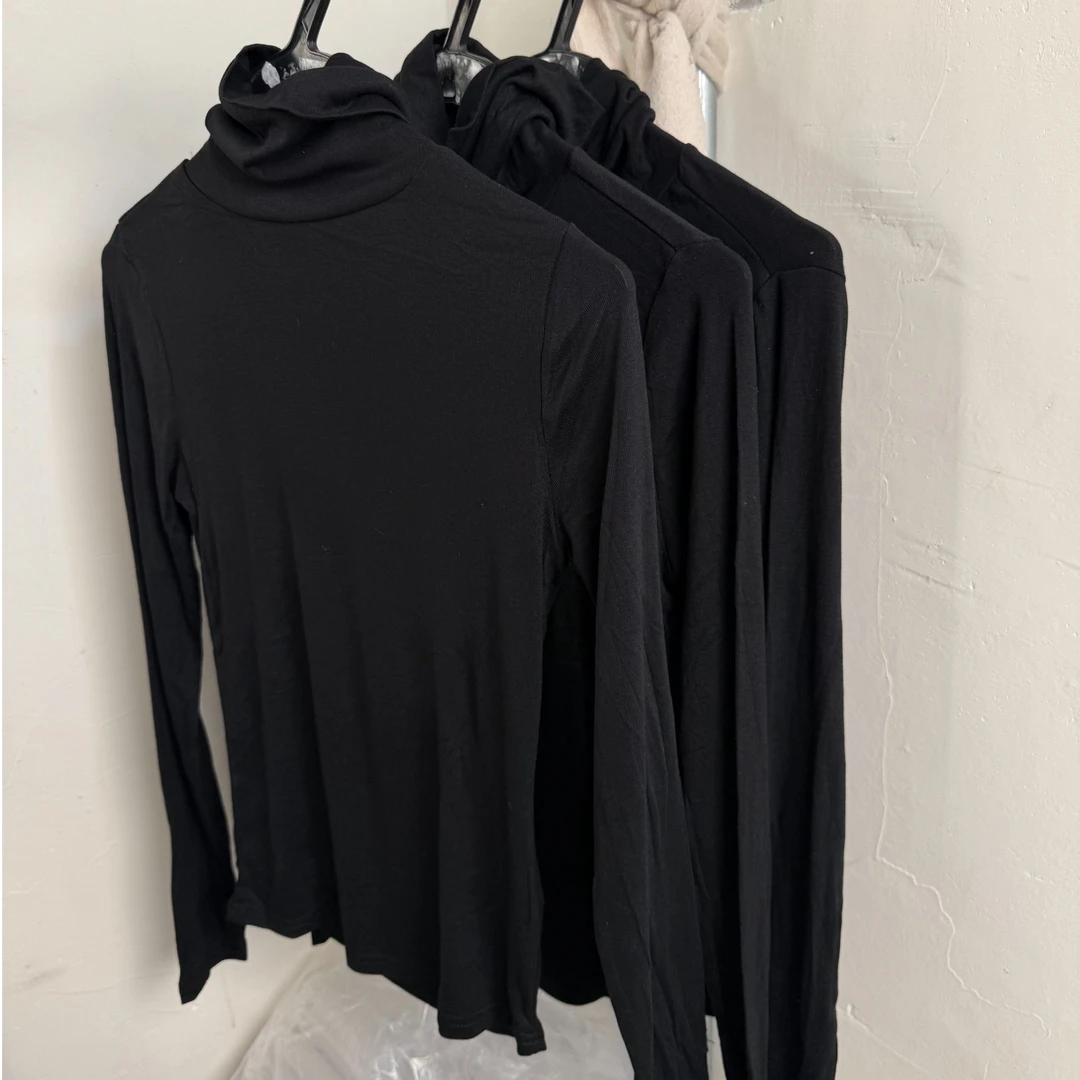 黑色高领内搭弹力修身显瘦百搭秋冬内搭