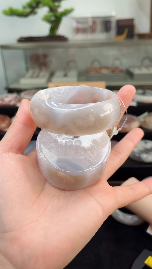 未镶嵌手镯石英质玉58圈口（赠品镯心）3540319