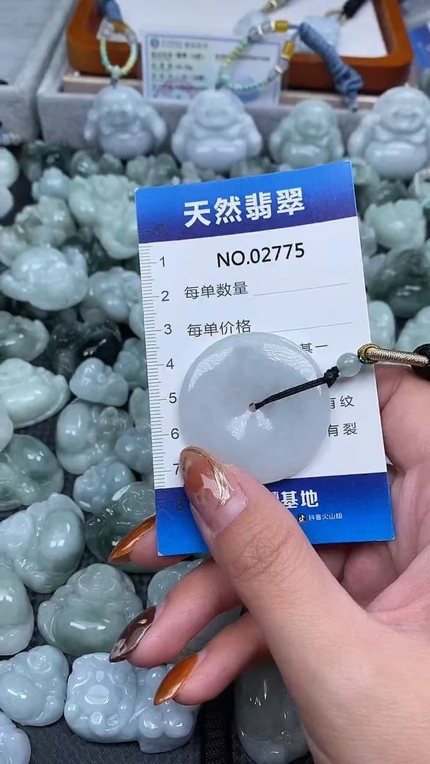 颈饰未镶嵌翡翠纯天然A货翡翠2775