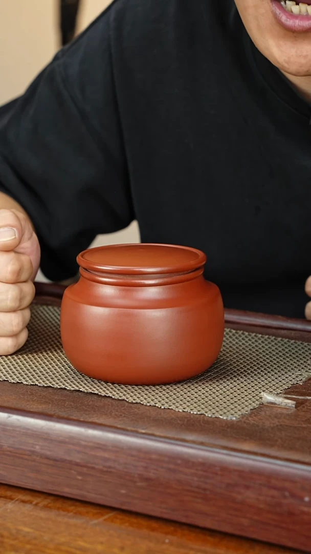宜兴原矿紫砂茶叶罐