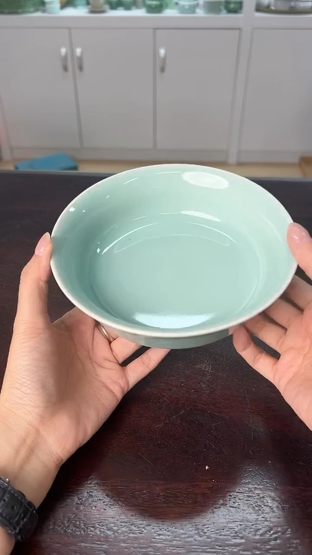 龙泉云间青瓷小米茶器