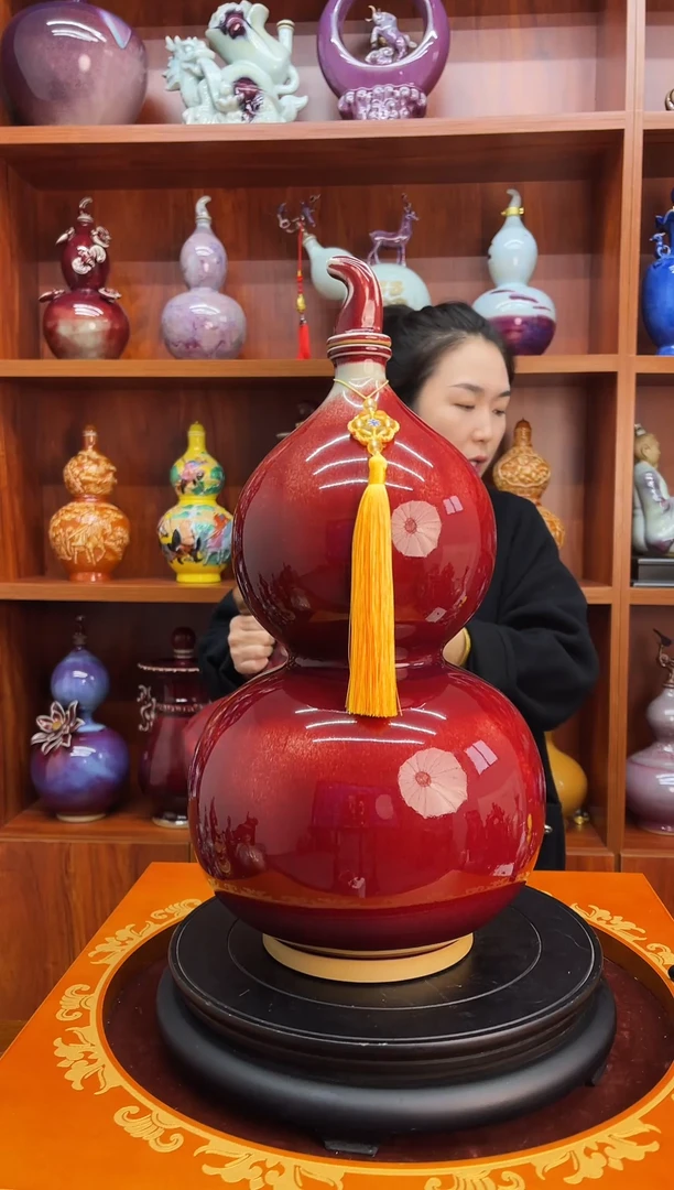 10斤装钧瓷葫芦空酒坛